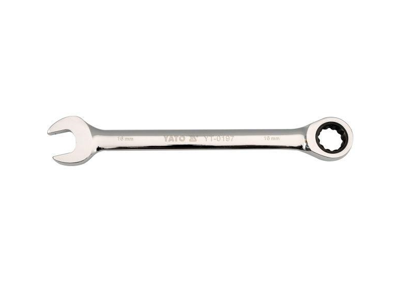 Klucz płasko-oczkowy z grzechotką 17 mm Yato YT-0198