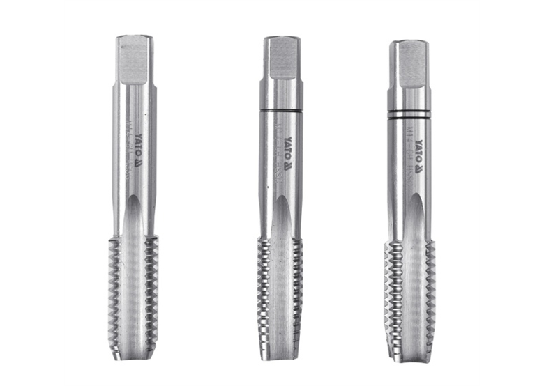 Gwintownik ręczny HSS m2, m5, 3 sztuki Yato YT-2932