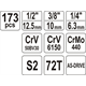 Zestaw kluczy nasadowych 1/2" 1/4" 3/8" 173szt. Yato YT-38931
