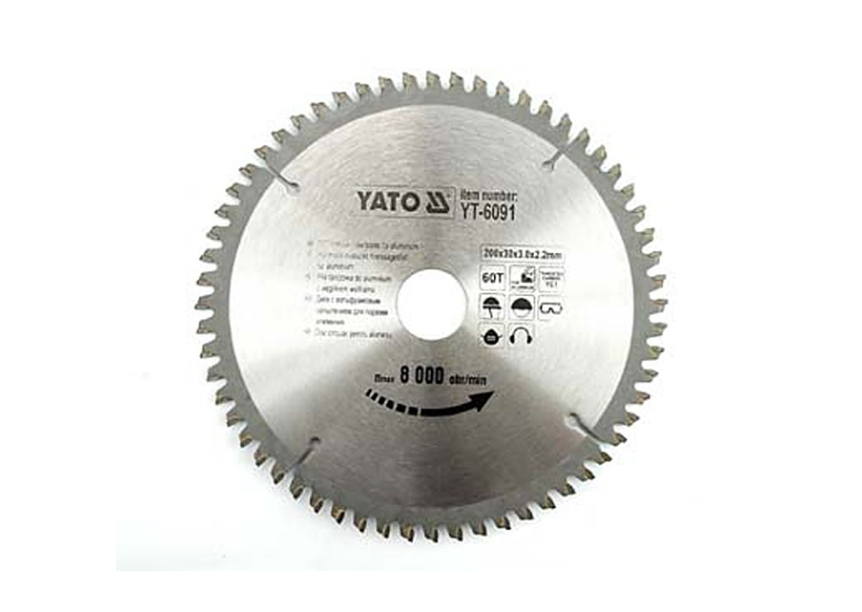 Piła tarczowa do aluminium 200x30mm Z60 Yato YT-6091