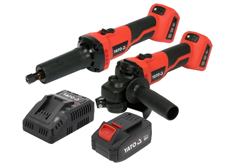 Zestaw szlifierek akumulatorowych 18V Yato YT-828296 1x4.0Ah